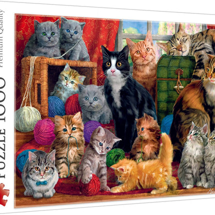Kätzchen 1000-Teile-Puzzle für unterhaltsamen Familienspaß