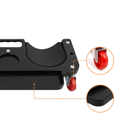 Knee Roller with Tool Tray for Flooring Tasks