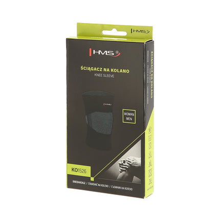Kniebandage, Türkis-Schwarz, Größe M