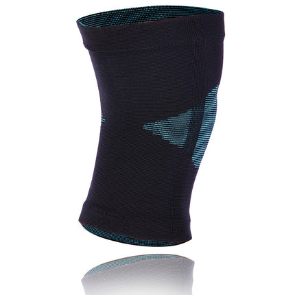 Kniebandage, Türkis-Schwarz, Größe M