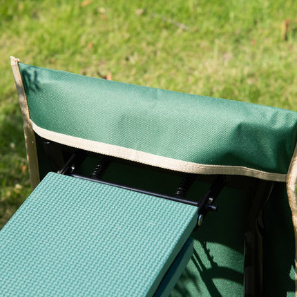 Klappbarer Gartenknieschoner & Sitz mit Werkzeugtasche, EVA-Schaumstoff