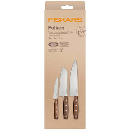 Knife Set, 3 Pieces, Stainless Steel