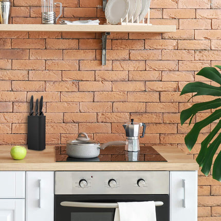 Knife block triangular