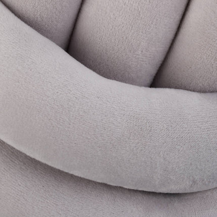 Knot cushion solid color