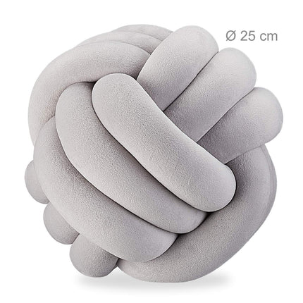 Knot cushion solid color
