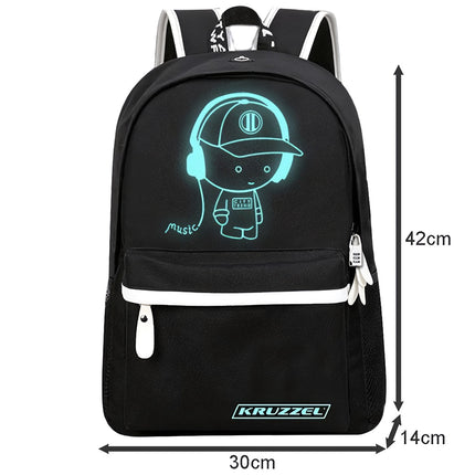 Kruzzel 19374 USB luminous backpack