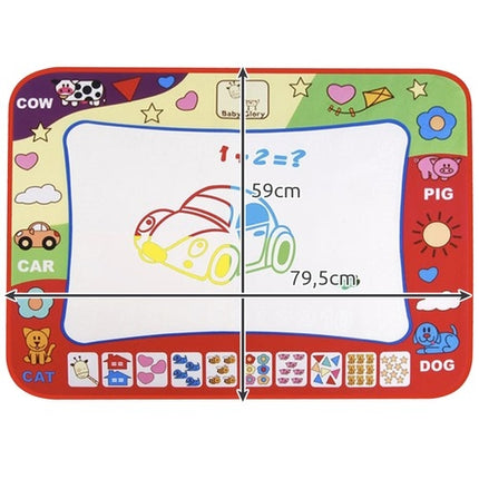 Kruzzel 22240 water drawing mat