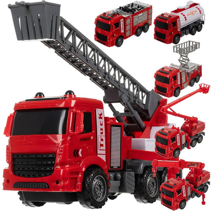Kruzzel 24631 - Feuerwehrwagen-Set