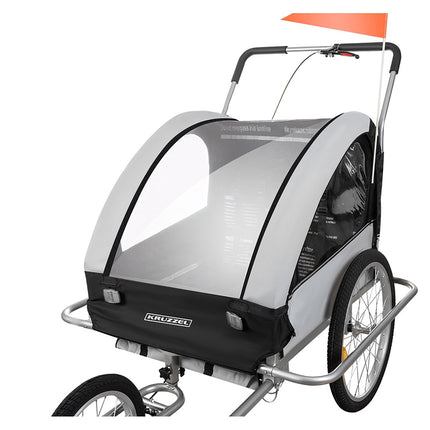 Remorque à vélo à suspension 3 en 1 Kruzzel 25372