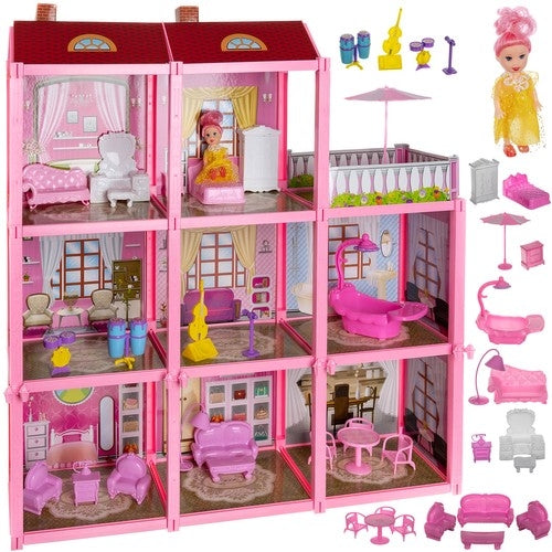Kruzzel Puppenhaus 65 cm 