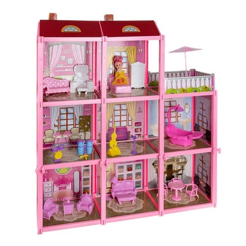 Kruzzel Puppenhaus 65 cm 