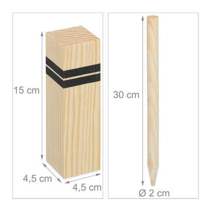 Jeu de Kubb Viking