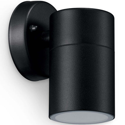 Kylis Wandleuchte Downlight (GU10 Sockel) IP44 Edelstahl Schwarz