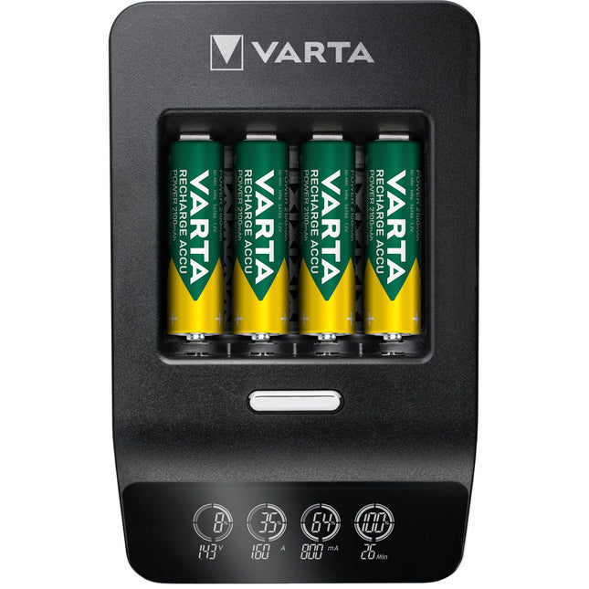 LCD Ultra Fast Charger AA/AAA inkl. 4xAA