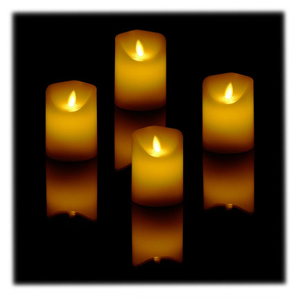 LED Candles Set of 4 with Timer Function
