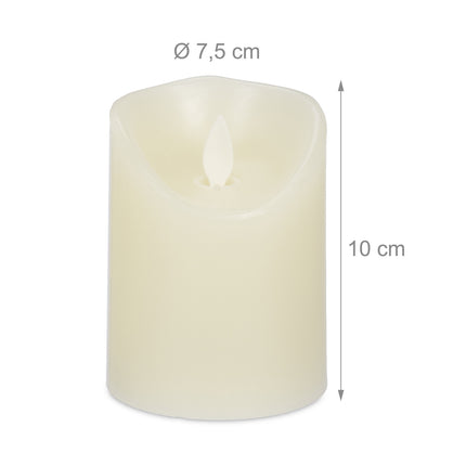 LED Candles Set of 4 with Timer Function