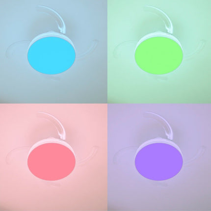 Stropní ventilátor s LED, reproduktorem a 4 zatahovacími lopatkami Notefan InnovaGoods bílá 36 W Ø49,5-104 cm