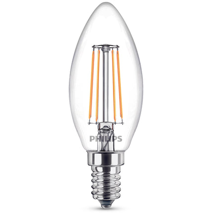 LED E14 Crown B35 2,3W (40W) Klar 485lm 2700K Energieklasse A