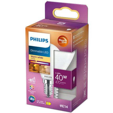 Ampoule LED E14 Globe 3,4 W (40 W) Frost Dim WarmGl 470