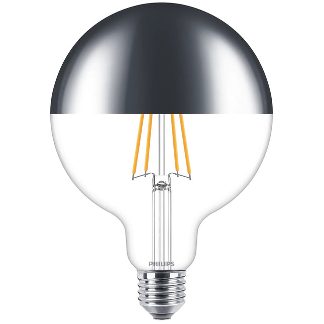 LED E27 G120 Filament Top verspiegelt Dimmbar 50W 650lm