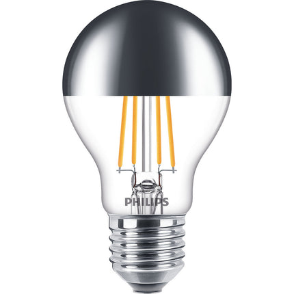 Ampoule LED E27 à filament normal, miroir supérieur, intensité variable, 50 W, 650 lm