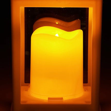 LED Flameless Candle Lanterns, 12 Pack, White