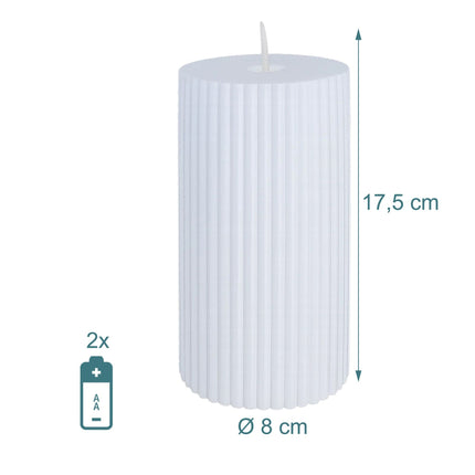 LED-Kerzen ohne Flamme, 4er-Set, flackerndes Licht