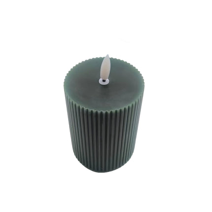 LED-Echtwachskerzen ohne Flamme, 3er-Set