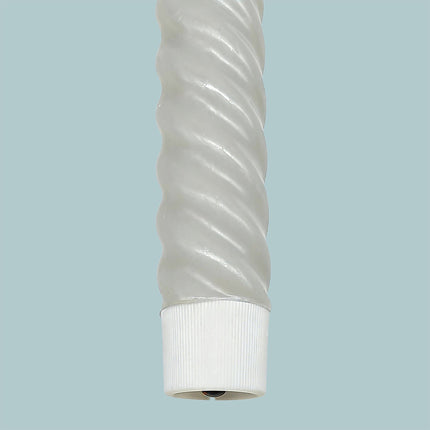 LED Flammenlose Stabkerzen, Echtes Wachs, 6er-Set