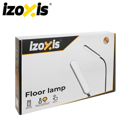 LED-Stehlampe 180cm, Schwarz, Fernbedienung, Timer
