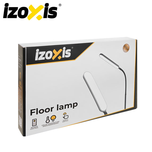LED-Stehlampe 180cm, Schwarz, Fernbedienung, Timer