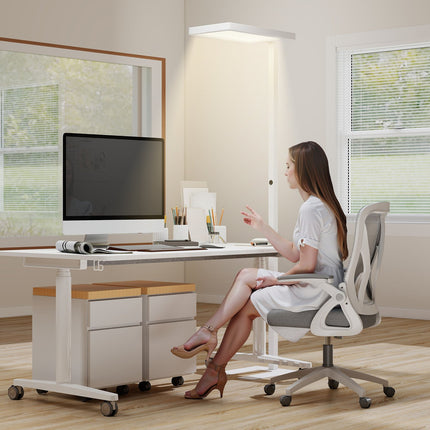 LED Floor Lamp, Adjustable Brightness, Remote Control