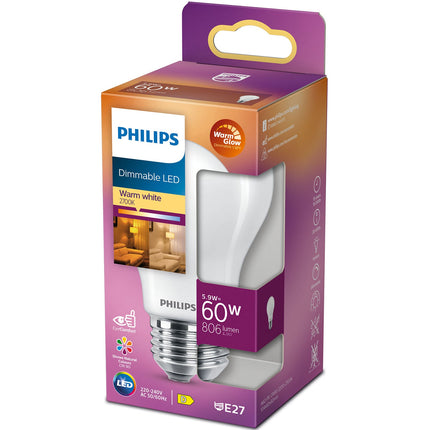 LED GU10 50W + E27 60W Dimmbares WarmGlow Set