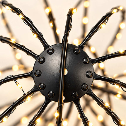 LED Globe Light Set of 2 with 120 LEDs, Battery Operated, 8 Modes, IP44