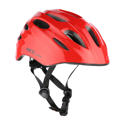 LED Helmet, Red, Size S (51-58cm)