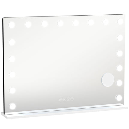 LED-Schminkspiegel mit Bluetooth, RGB, 10-facher Vergrößerung