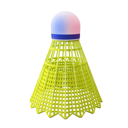 LED Nylon Shuttlecocks, Multicolor, Pack of 3
