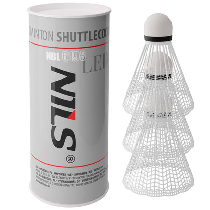 LED Nylon Shuttlecocks, Pack of 3