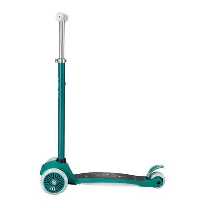 LED-Scooter, Grün – Höhenverstellbar, Klappbar