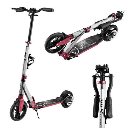 LED-Scooter mit verstellbarem Lenker, faltbares Design