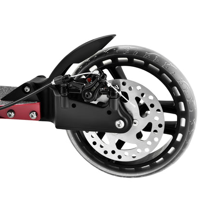 LED-Scooter mit verstellbarem Lenker, faltbares Design