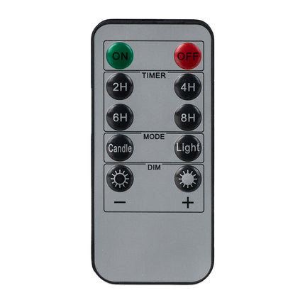 LED Taper Candles with Timer and Remote, Set of 6