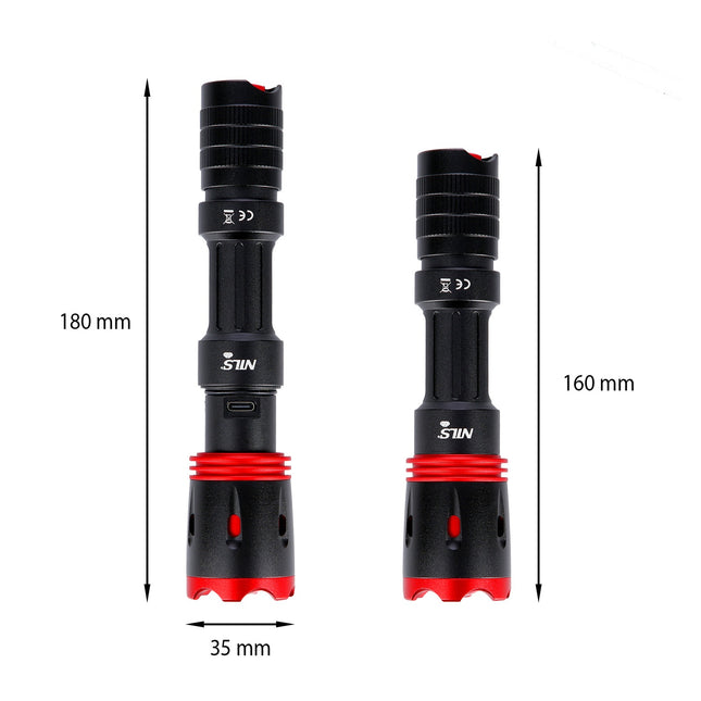 LED-Taschenlampe 1000 LM – Kompakt, hohe Helligkeit