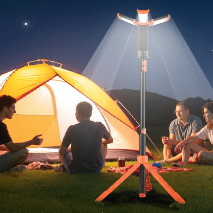 LED Work Light with Tripod Stand, 2200 lm, 3 Heads