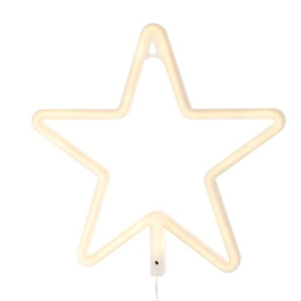 LED Nachttischlampe - Stern - warmweiß 