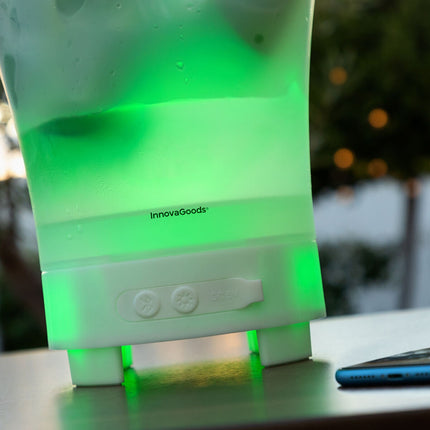 LED-Eimer mit wiederaufladbarem Lautsprecher Sonice InnovaGoods