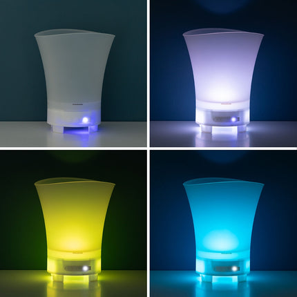 LED-Eimer mit wiederaufladbarem Lautsprecher Sonice InnovaGoods