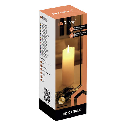 LED-Kerze/Einsatz 15x5cm 1 Stk. Ruhhy 26719