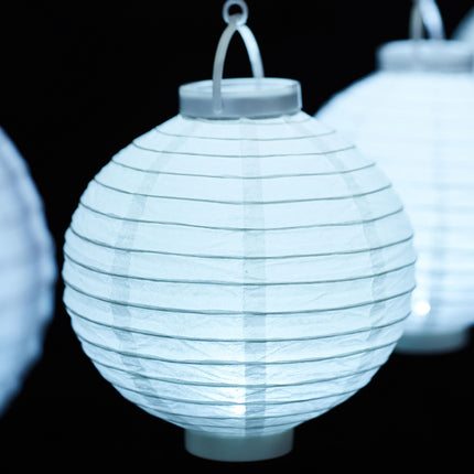 LED Laternen weiß 10 Stk
