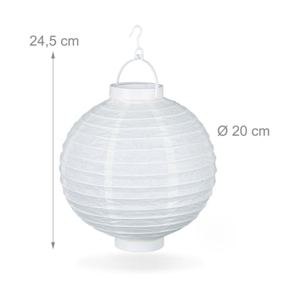 LED Laternen weiß 10 Stk